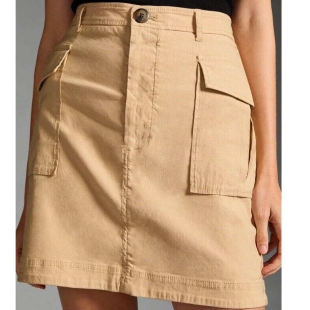 Maeve by Anthropologie Cargo Skirt